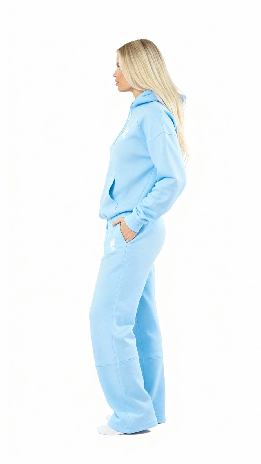 Baby Blue Tracksuit Full Set