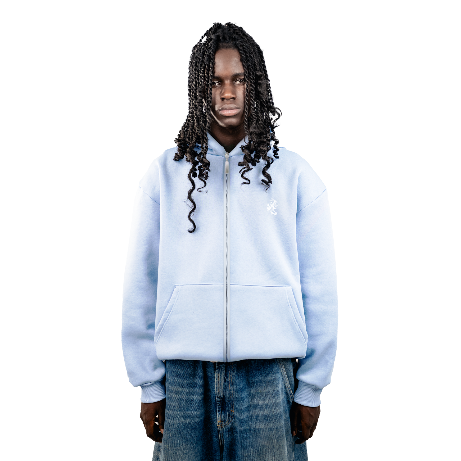 Zip Hoodie babyblue