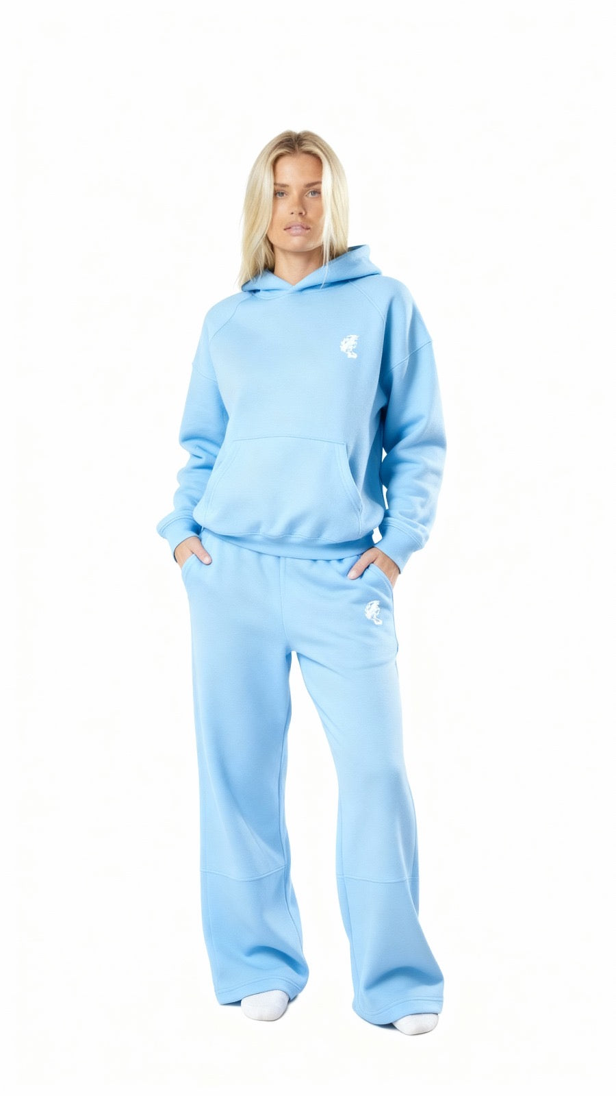 Baby Blue Tracksuit Full Set