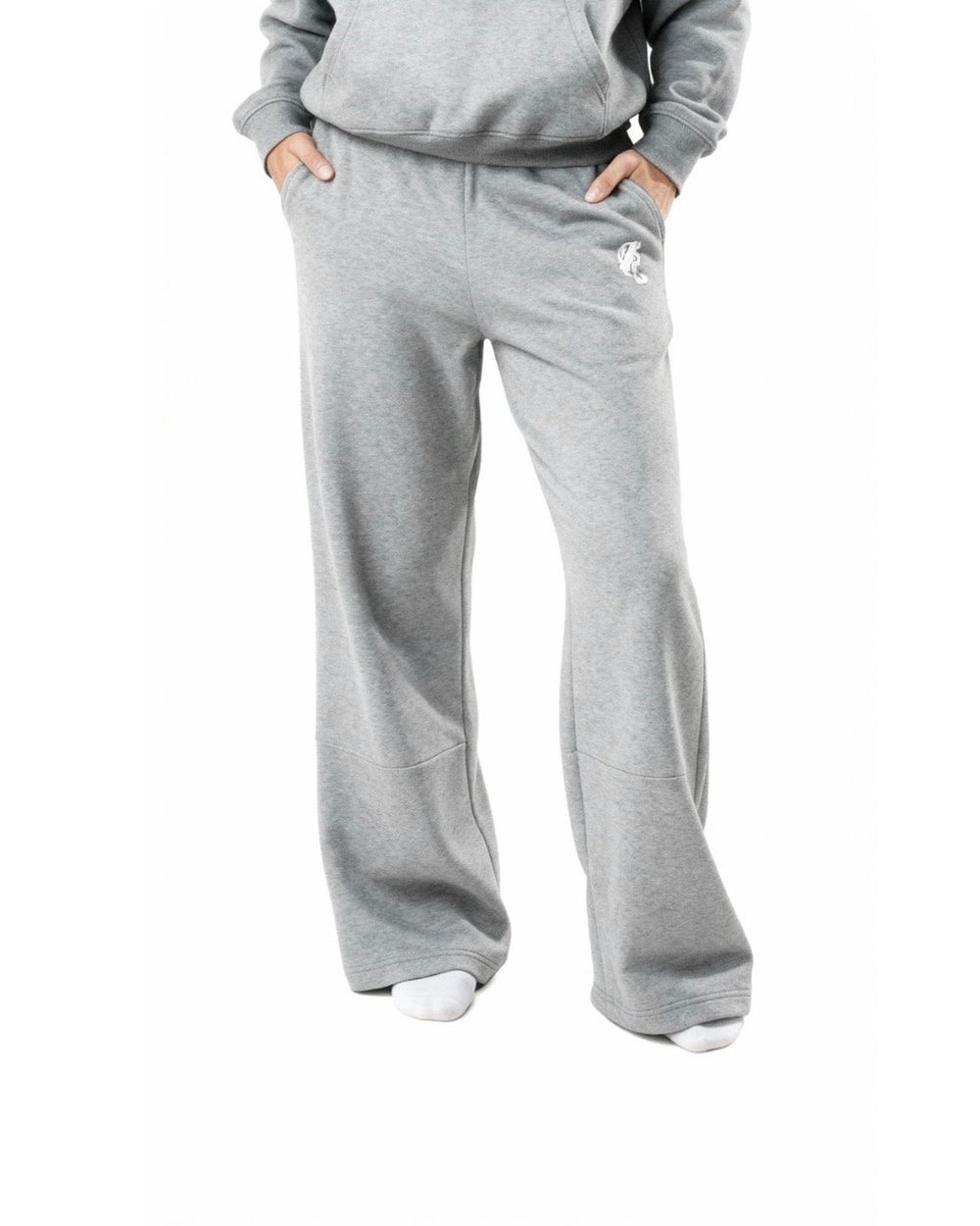 Grey Openleg Jogger