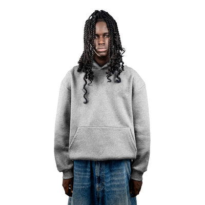 No Logo Grey Hoodie