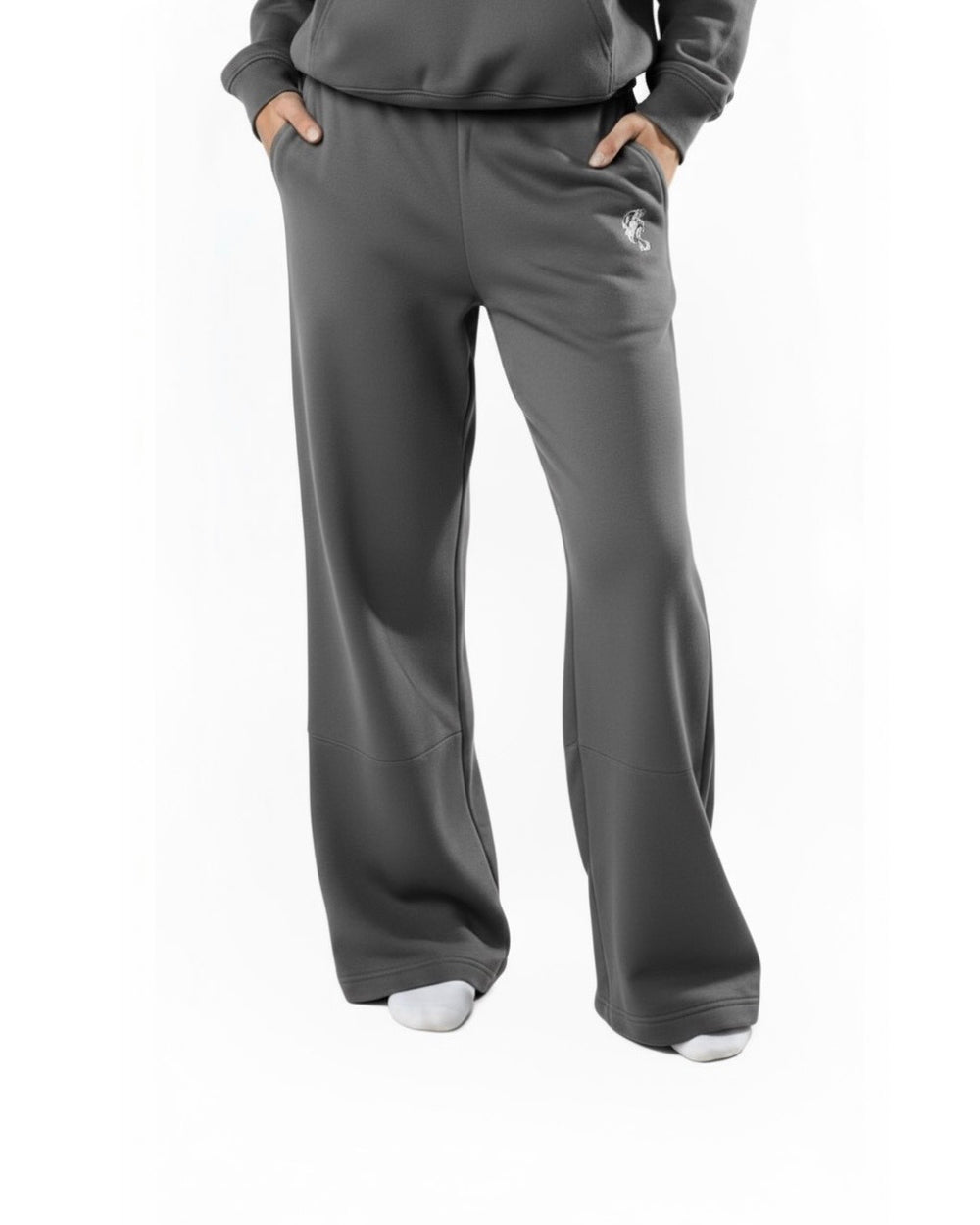 Melted Grey Openleg Jogger logo