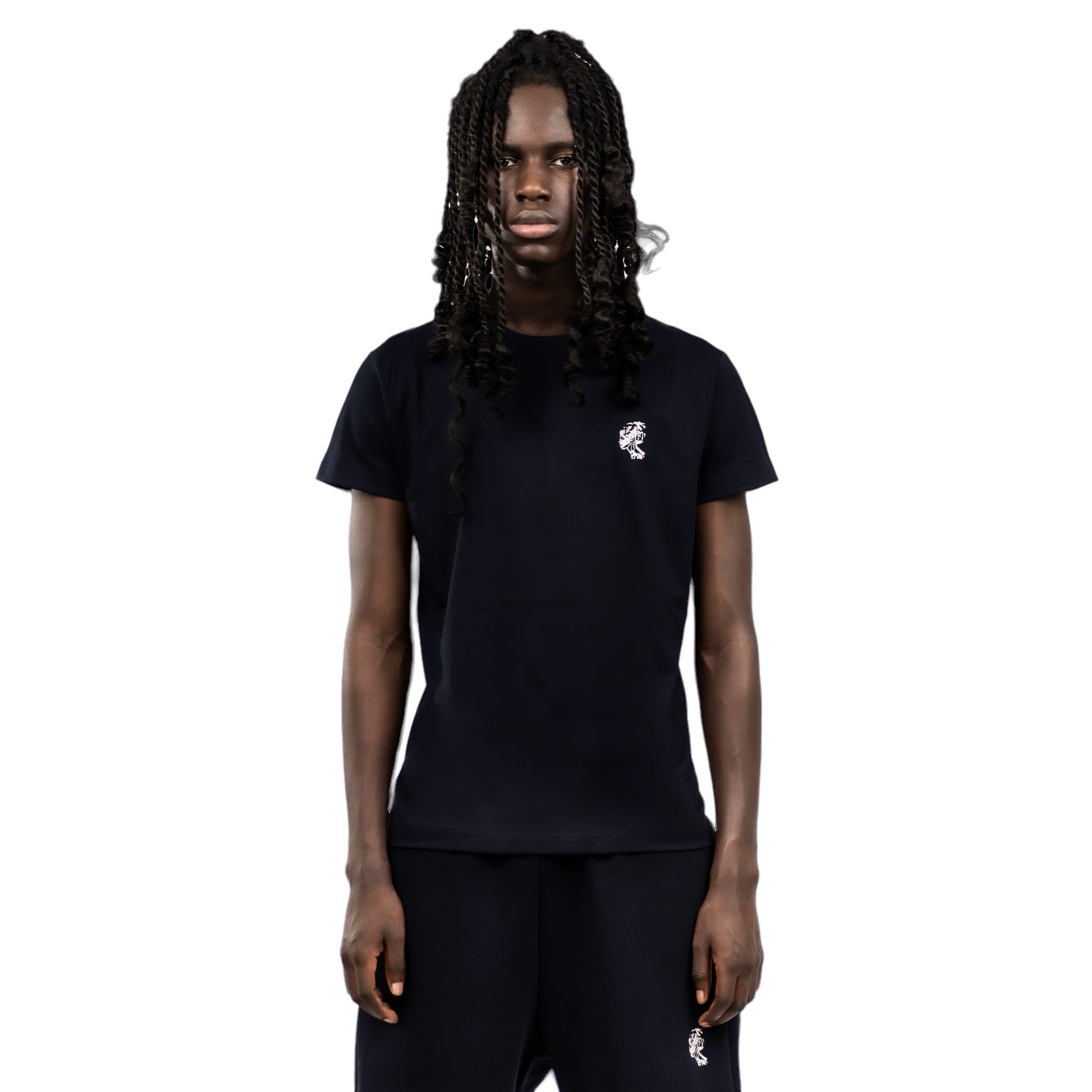 Black slim Shirt logo